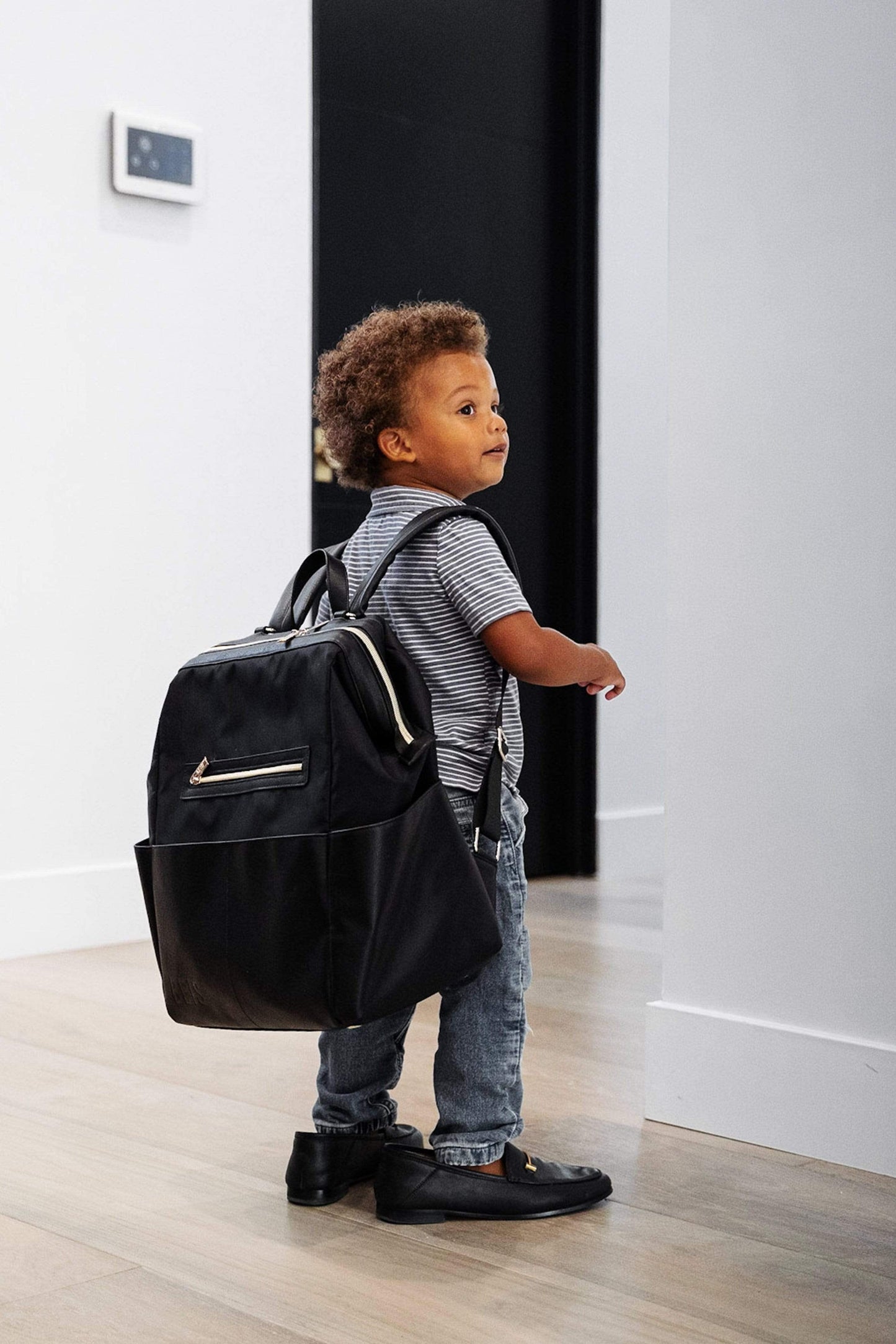 The Backpack Diaper Bag in Black
