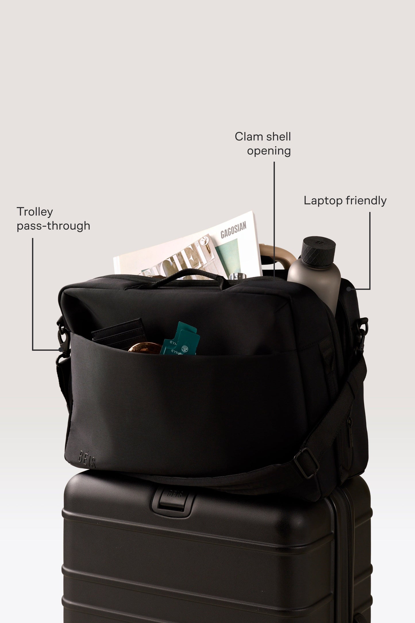 The Ultimate Travel Duffle in Black