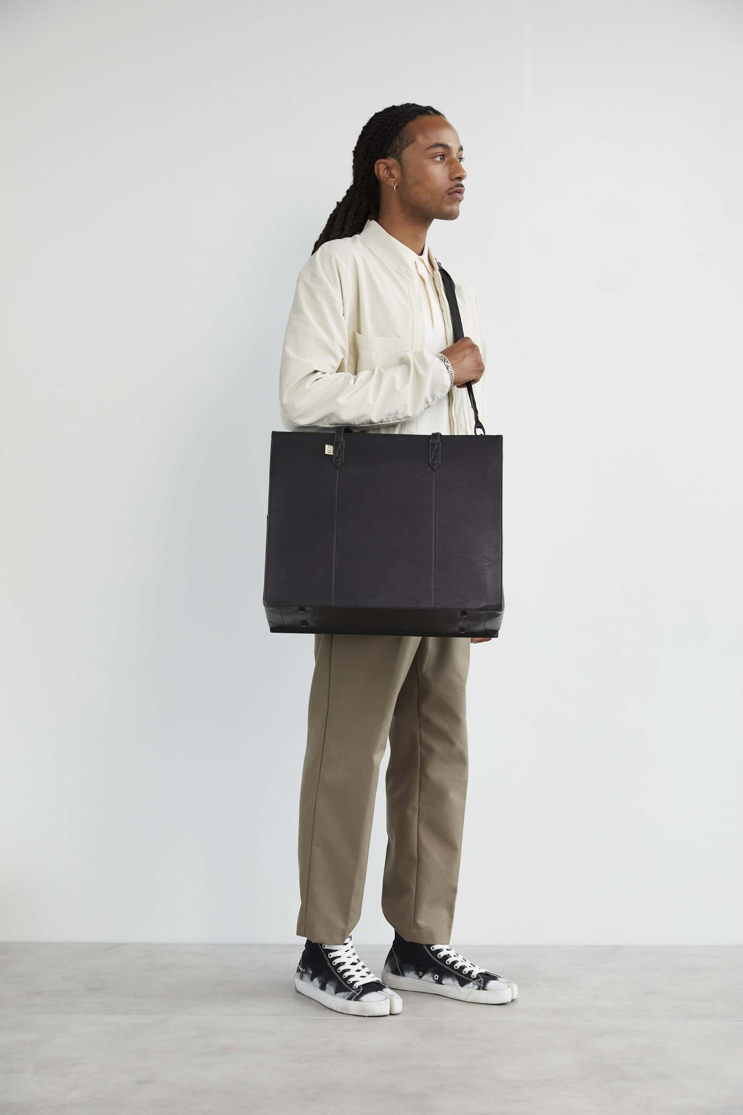 The Large Work Tote in Black