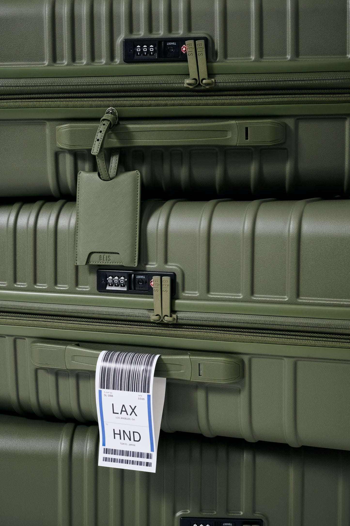 The Luggage Tag in Olive