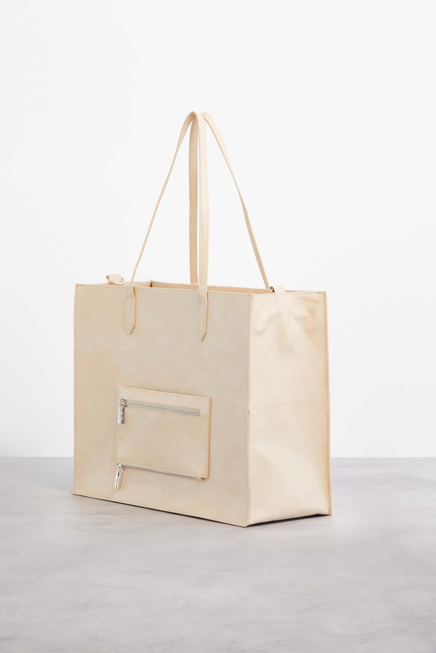 The Large Work Tote in Beige