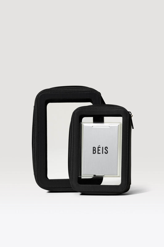 The In Flight Cosmetic Set in Black