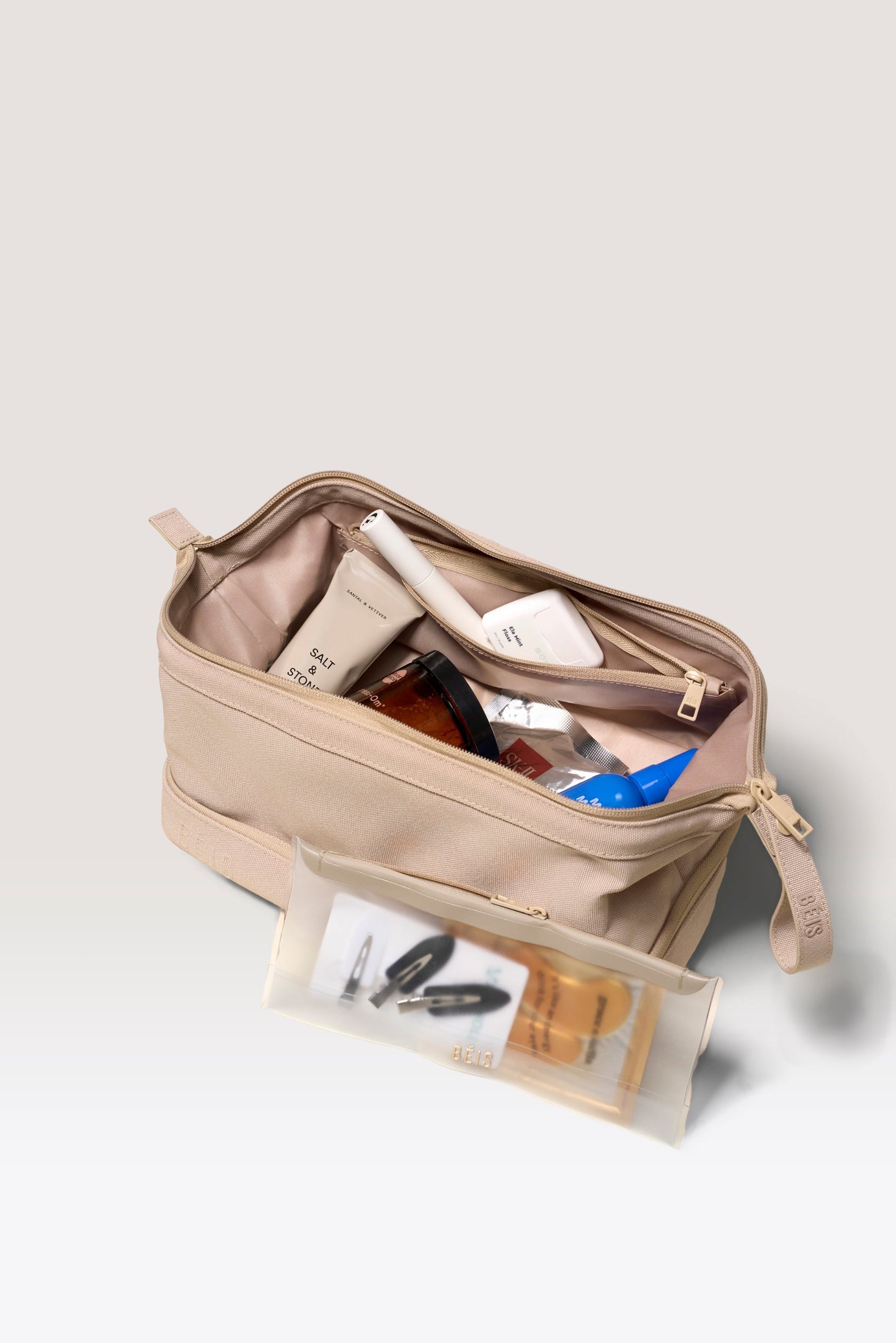 The Dopp Kit in Beige