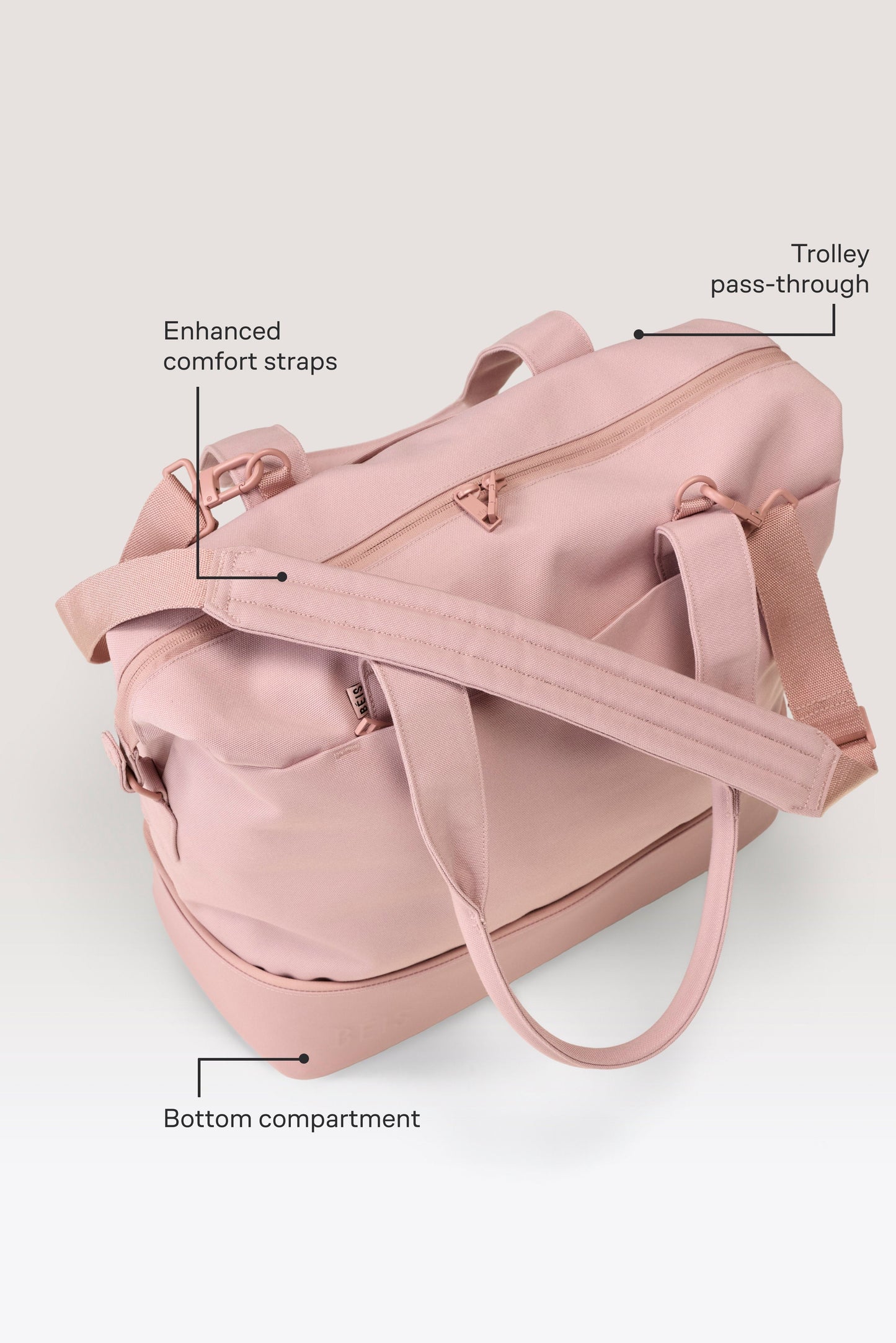 The Mini Weekender in Atlas Pink