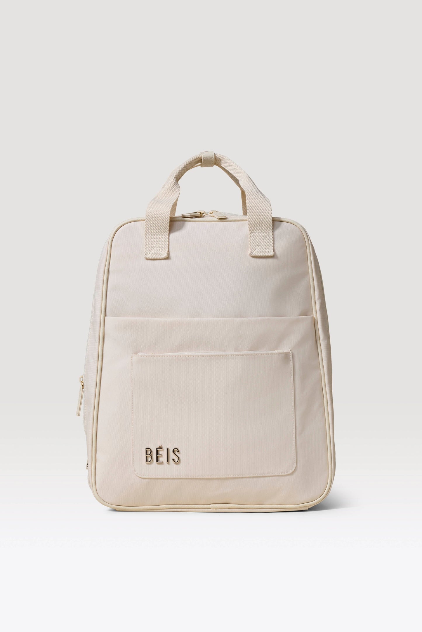 The Expandable Backpack in Beige