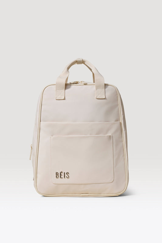 The Expandable Backpack in Beige
