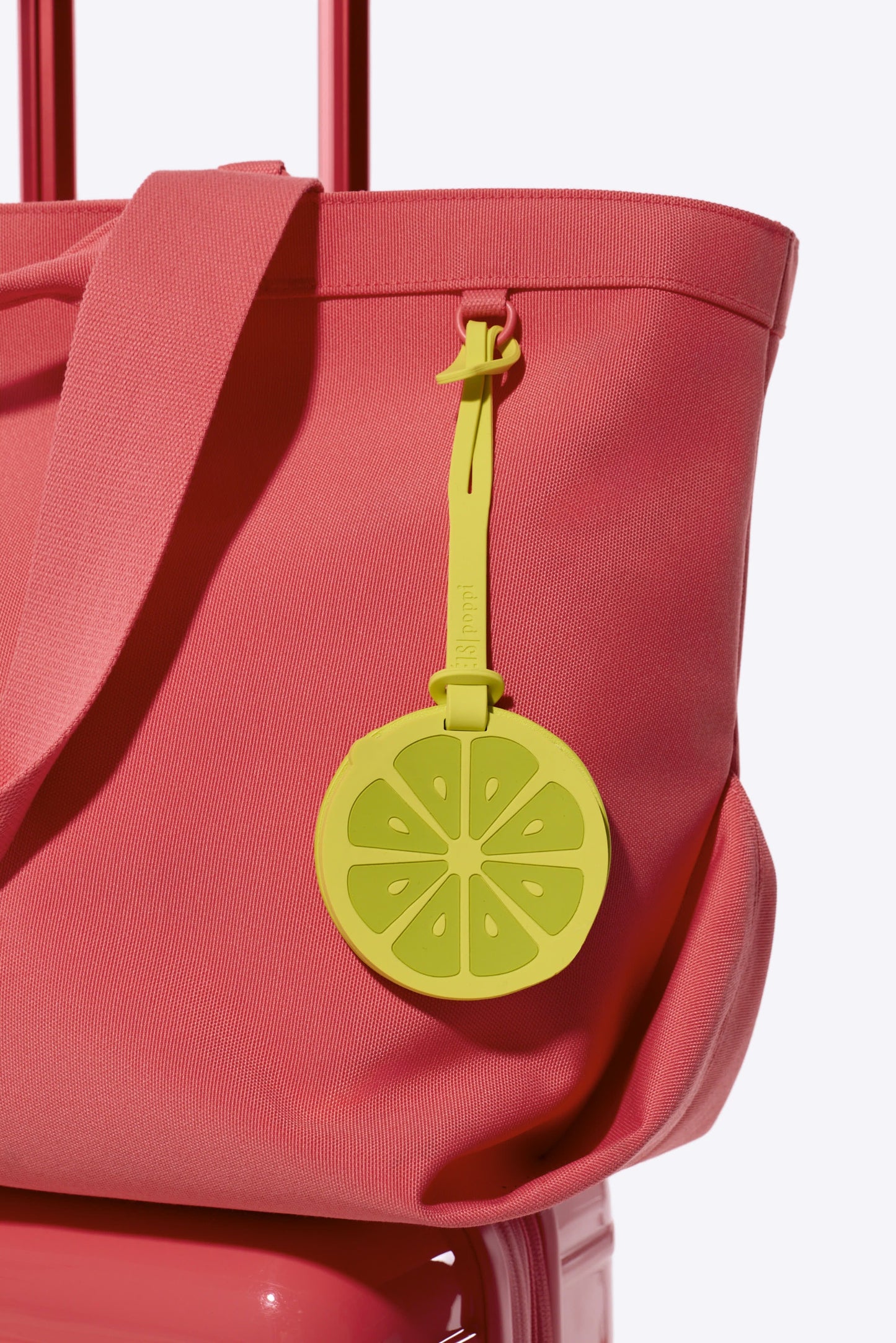 BÉIS x poppi The Luggage Tag in Lime