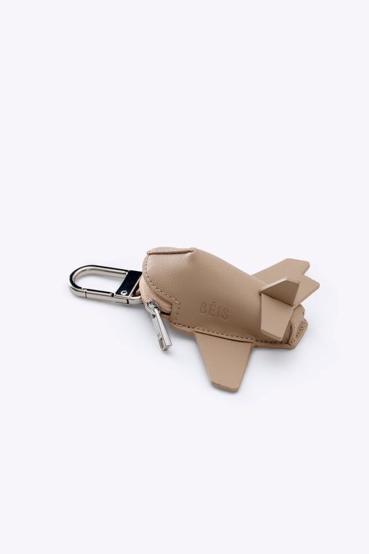 The Airplane Charm in Beige