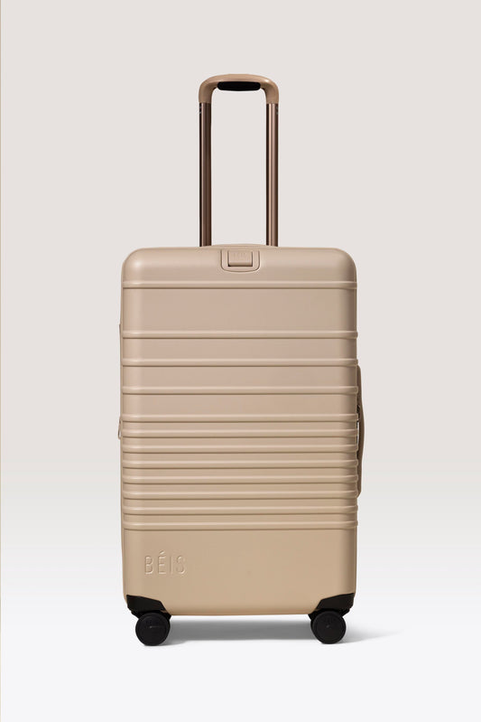 The Medium Check-In Roller in Beige