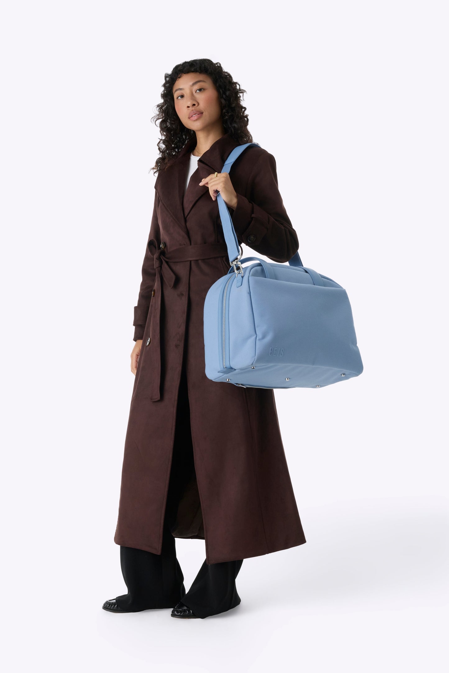 The Duffle in Dusty Blue