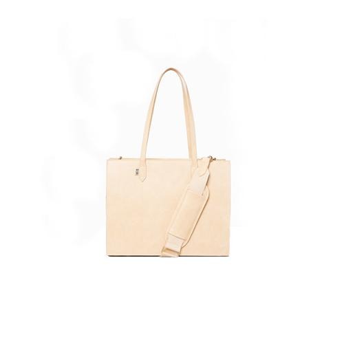 The Work Tote in Beige