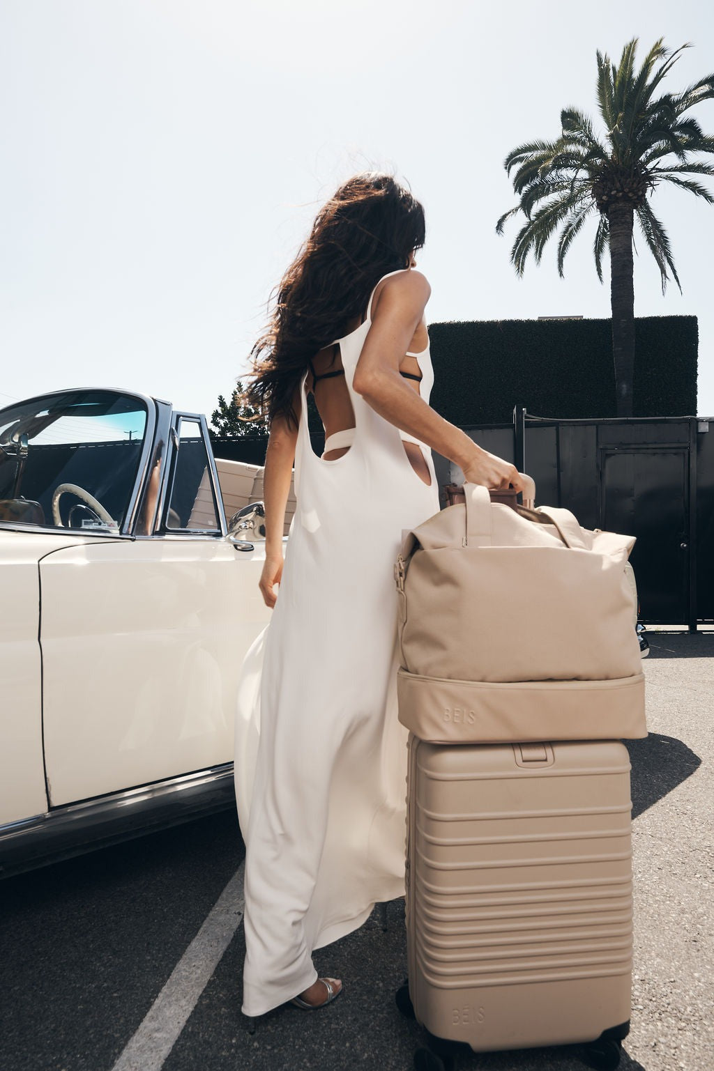 The Mini Weekender in Beige
