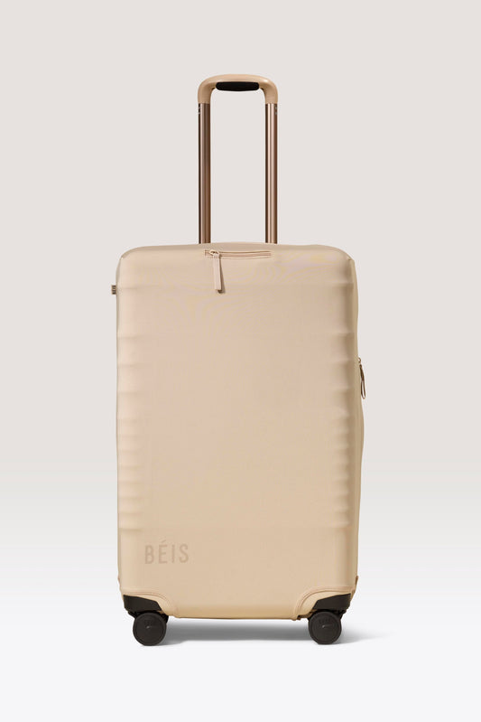 The Medium Check-In Luggage Cover in Beige