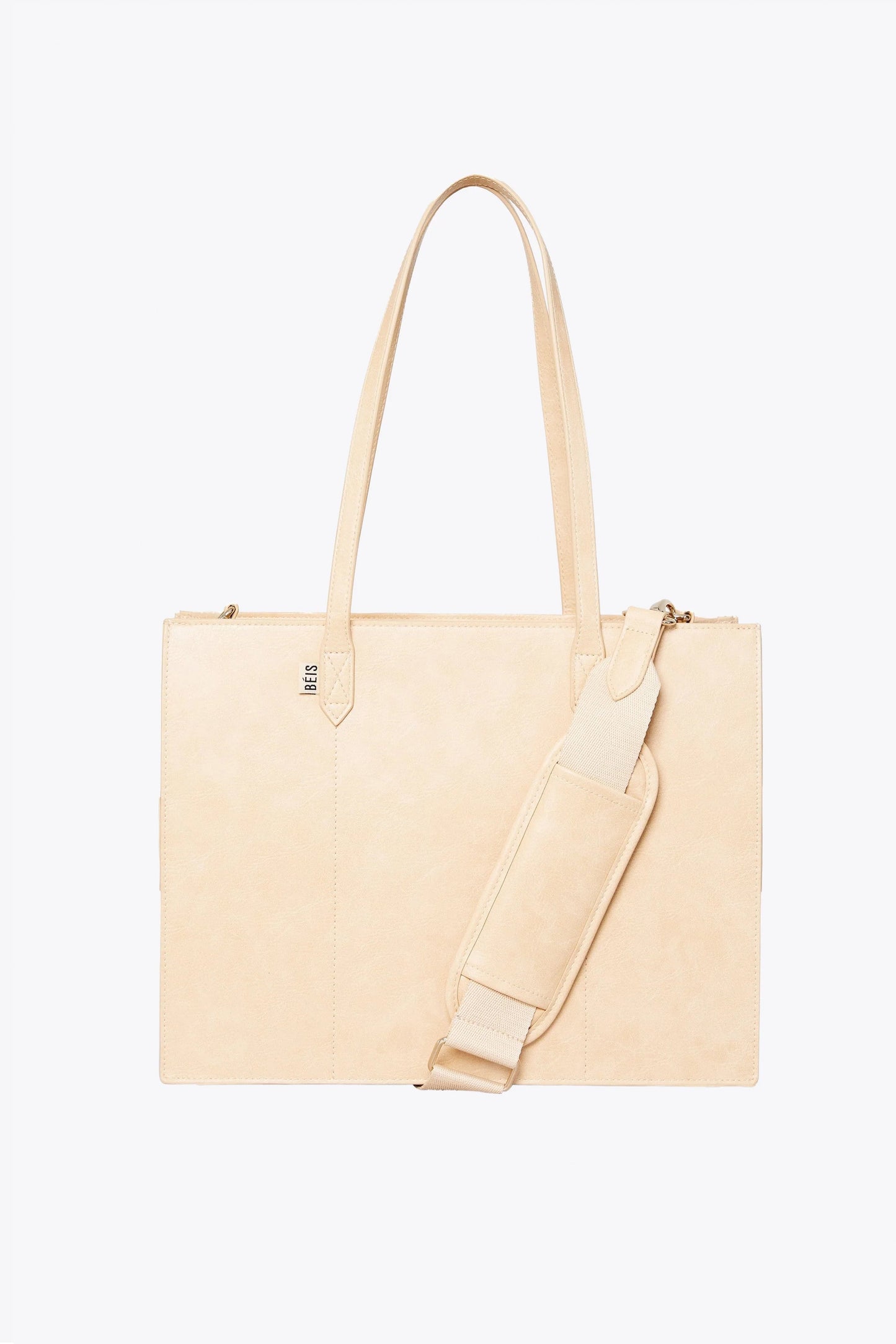 The Work Tote in Beige