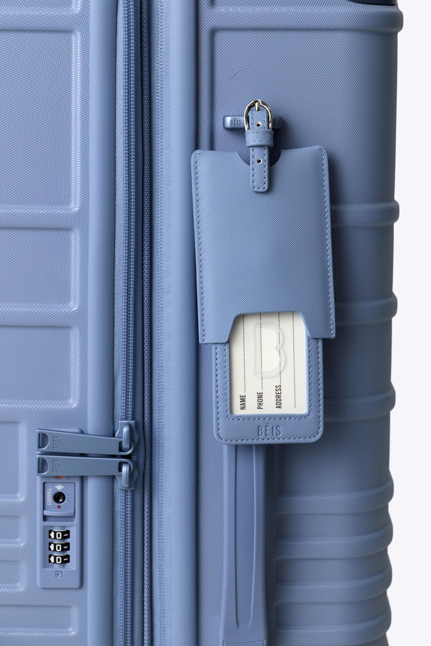 The Luggage Tag in Dusty Blue