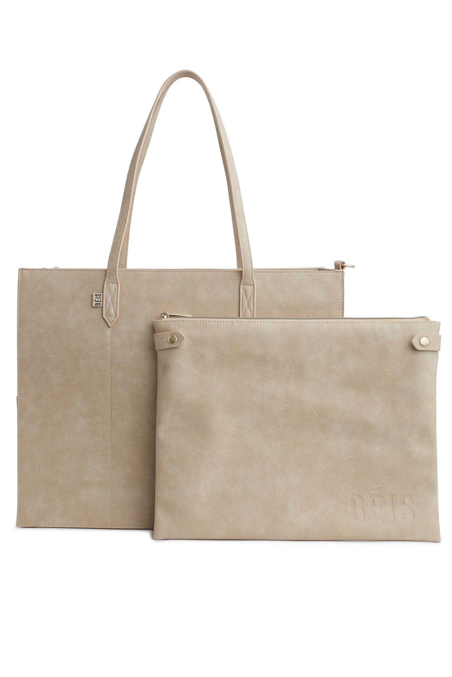 The Large Work Tote in Beige