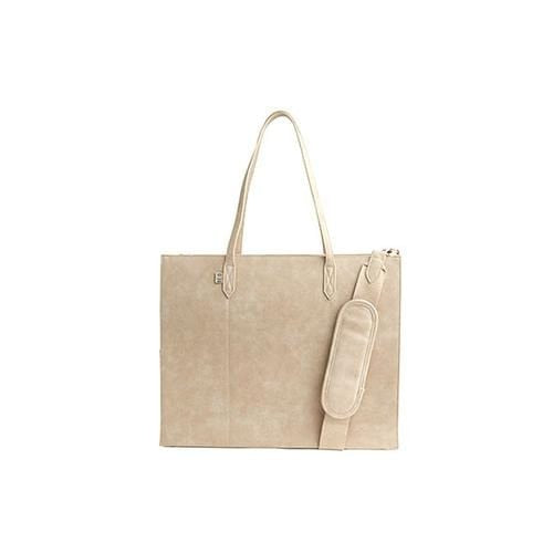 The Large Work Tote in Beige