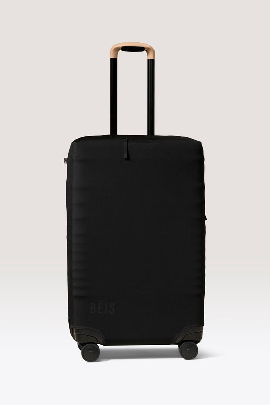 The Medium Check-In Luggage Cover in Black