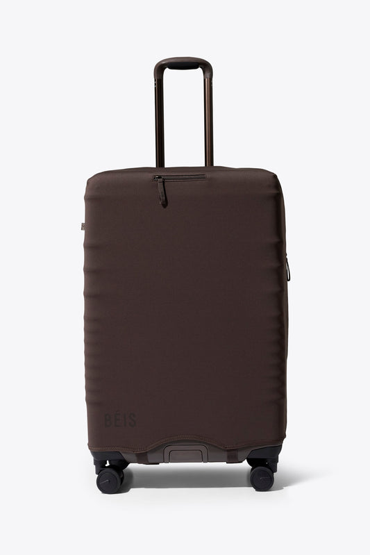 The Hybrid Check-In Luggage Cover in Espresso