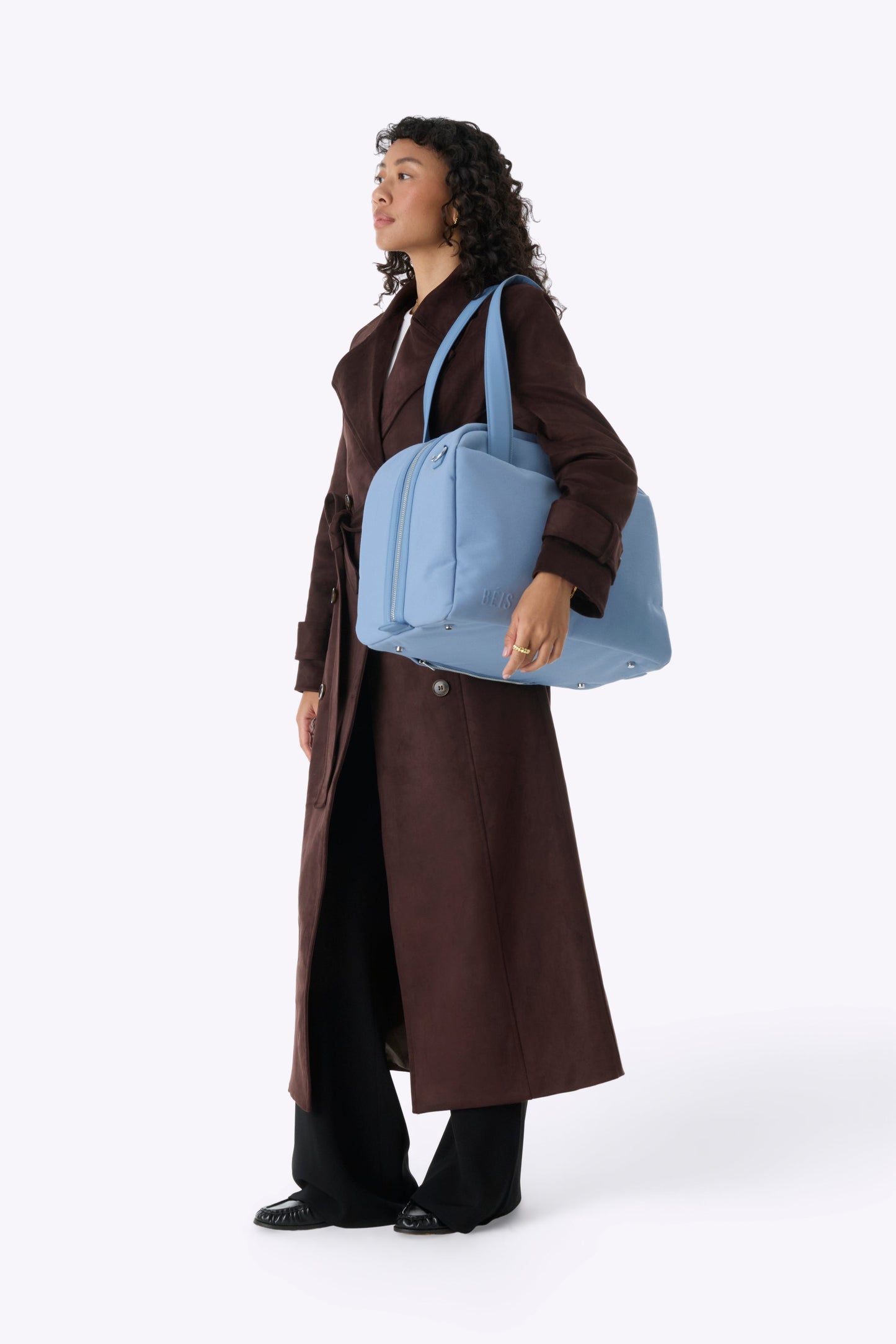 The Duffle in Dusty Blue