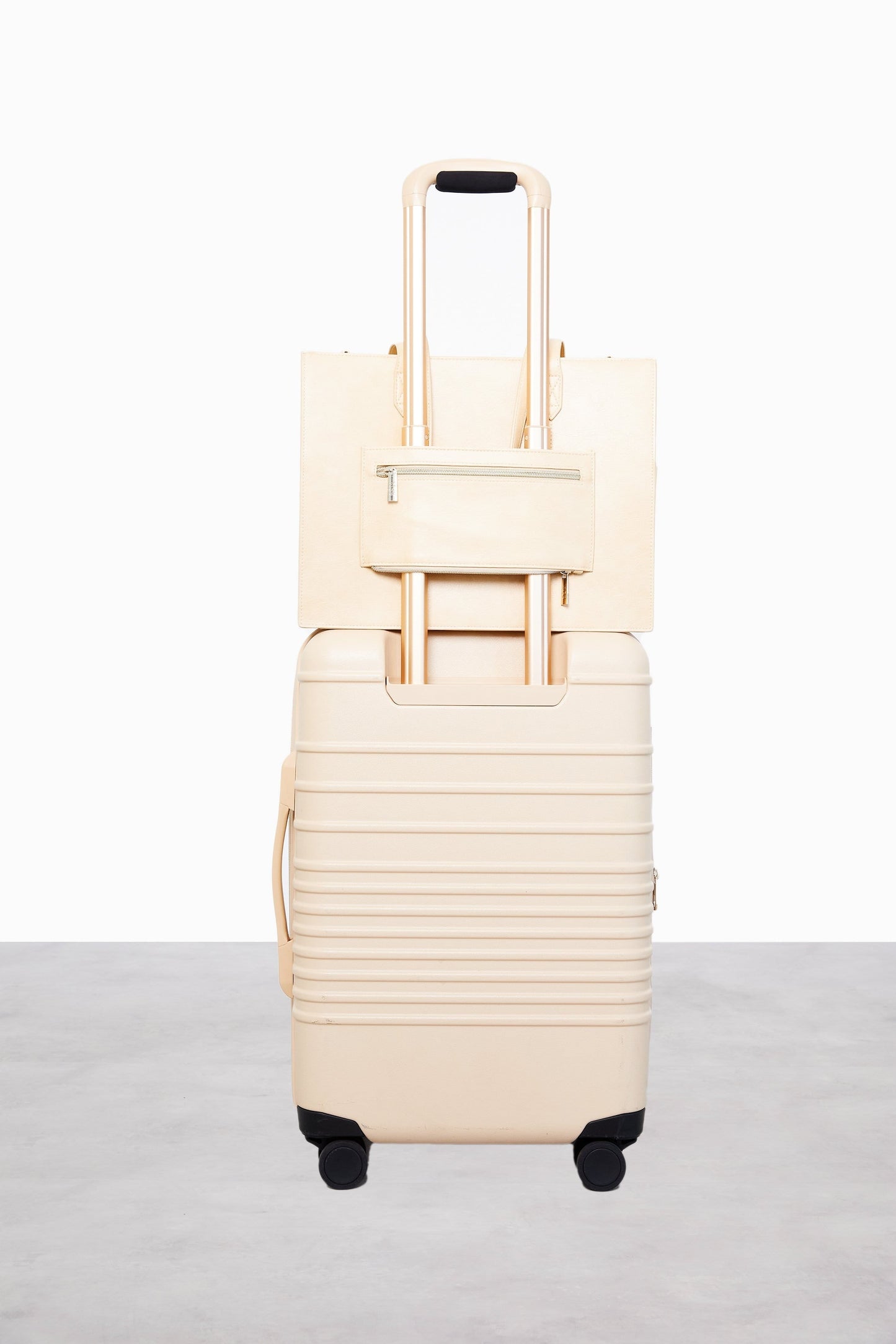 The Work Tote in Beige