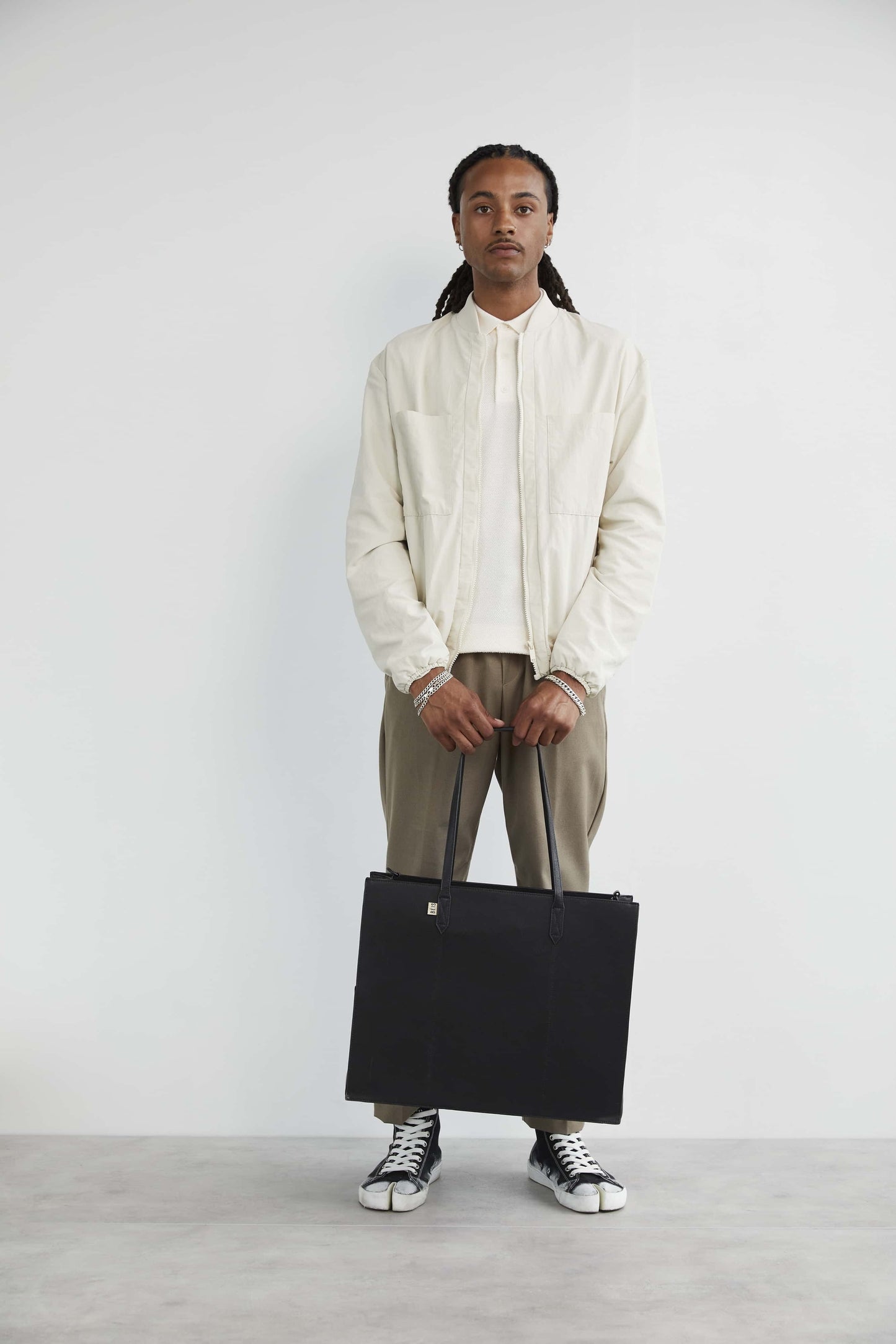The Large Work Tote in Black