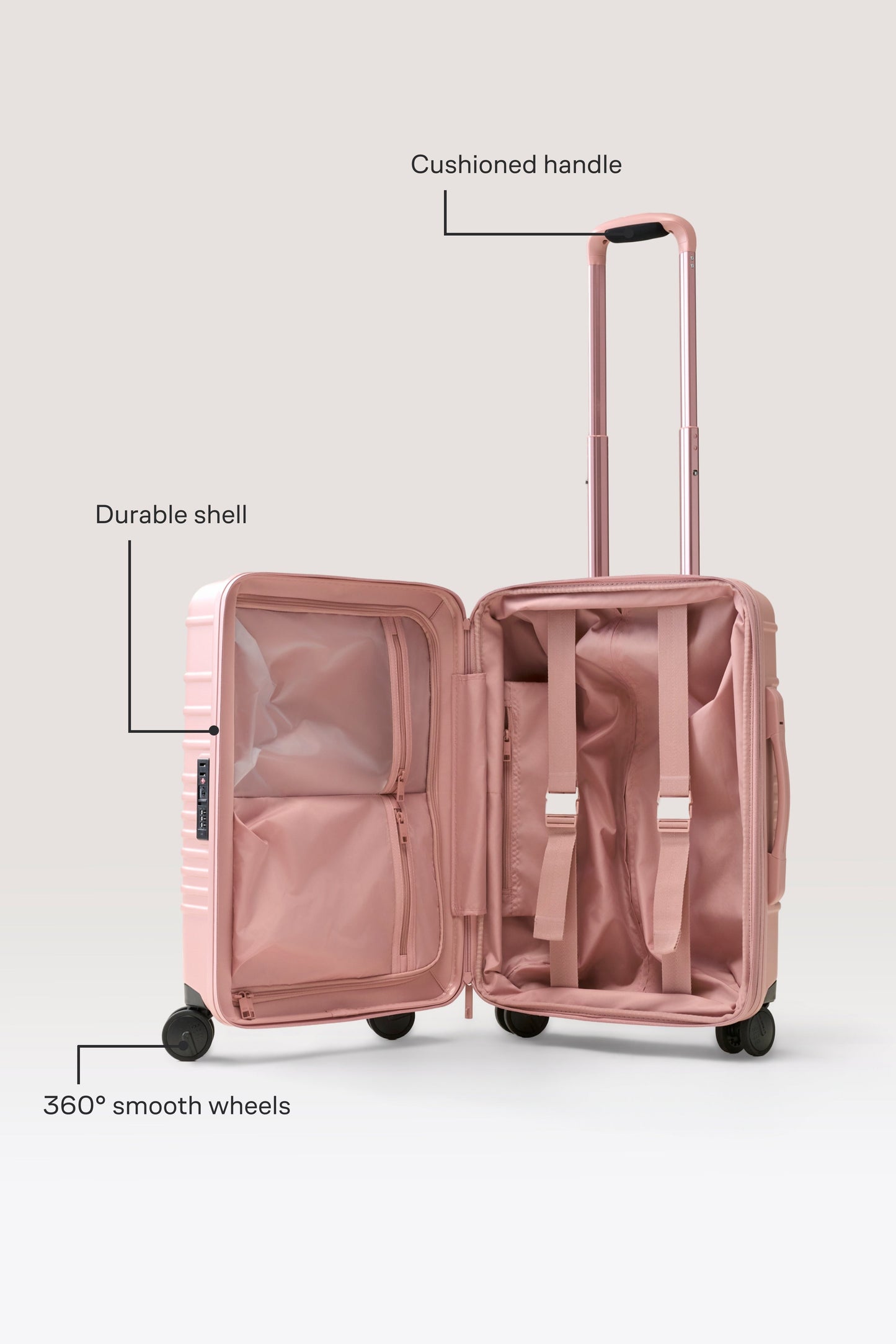 The Carry-On Roller in Atlas Pink