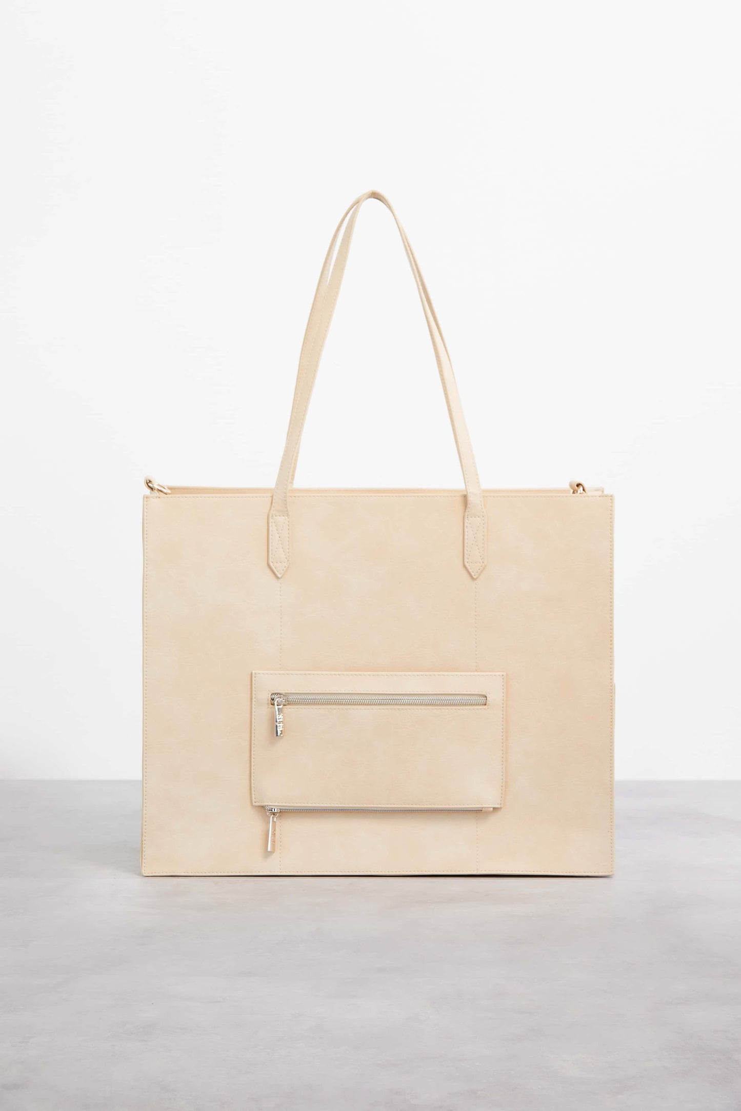 The Large Work Tote in Beige