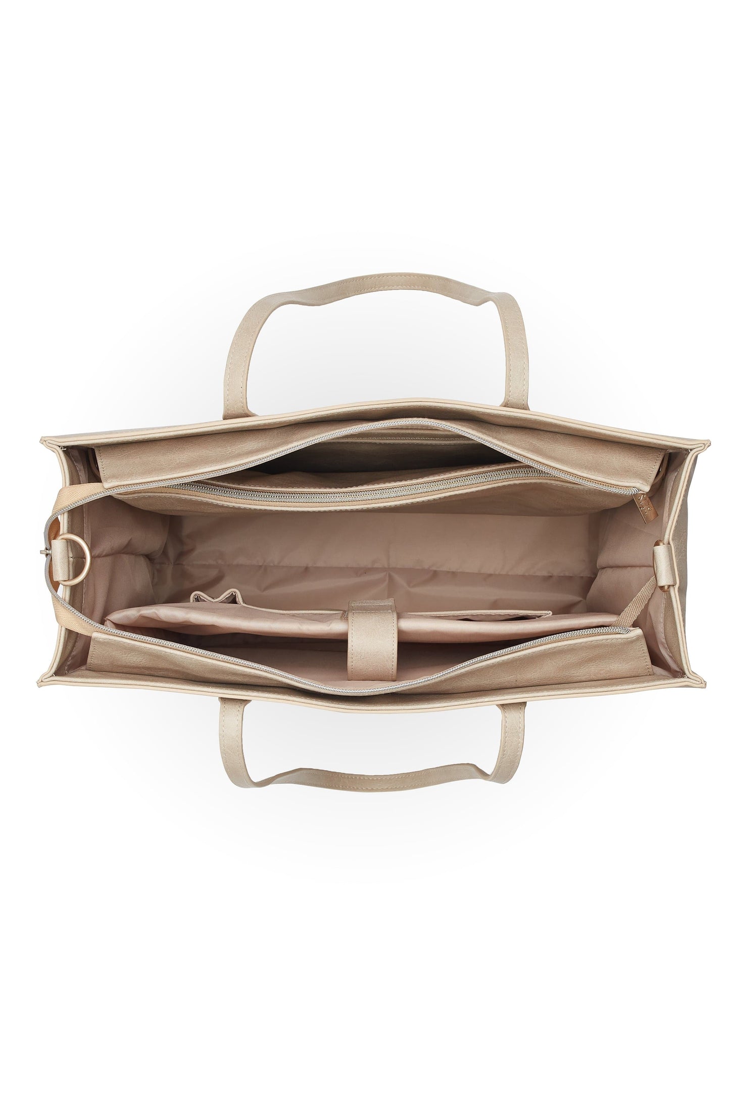 The Large Work Tote in Beige